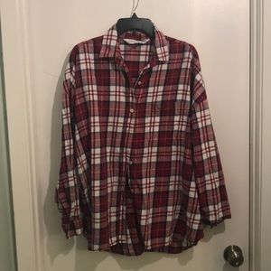 Old navy. XL. PLAID button down top.